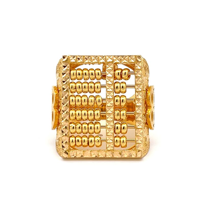 Virtuoso Abacus Men’s Gold Ring