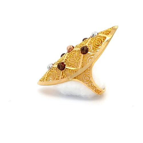 Bosphorus Breeze Gold Ring - Left