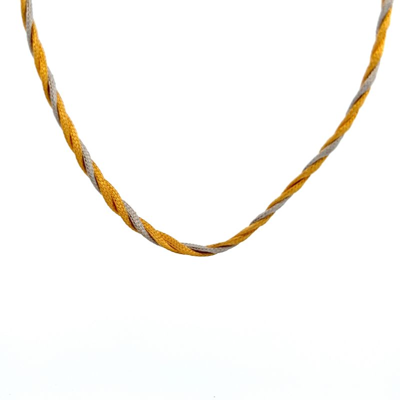 Gorgeously Twisted Gold Chain - Back