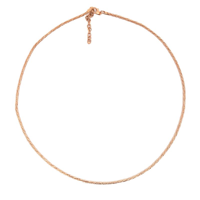 Rosé Radiance Gold Chain | Mustafa Jewellery Malaysia