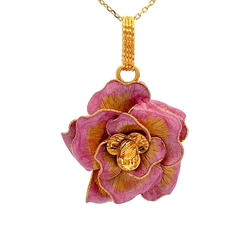 Bella Luce Gold Locket | Mustafa Jewellery