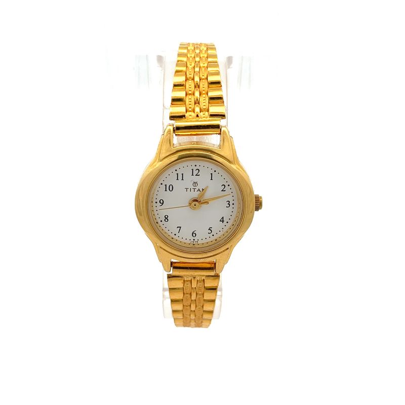 Belle Époque Gold Women’s Watch By Titan - Front