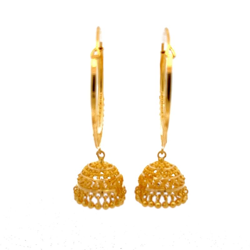 Whispers Of Eternity Jhumka Earrings - Right