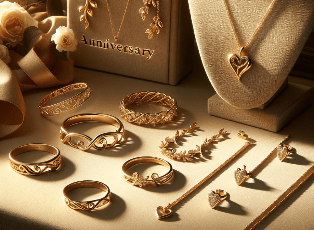 Celebrate Anniversaries with Gold Jewellery