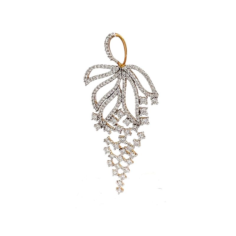 Flora Diamond Pendant | Mustafa Jewellery Malaysia