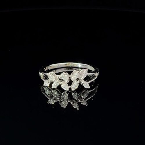 Ethereal Whisper Diamond Ring - Front View