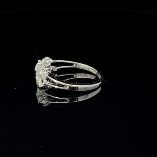 Ethereal Whisper Diamond Ring - Left View