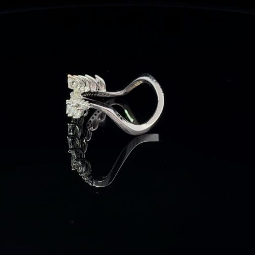 Delicate Whisper Diamond Ring - Left View
