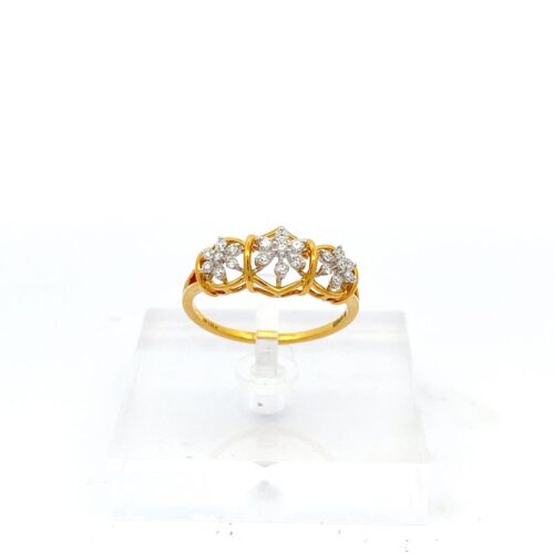 Intricate Diamond Ring - Front View
