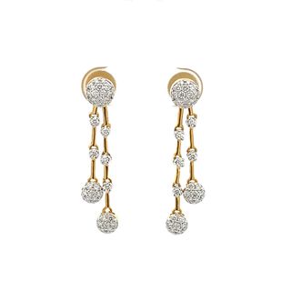 Elegant Diamond Earrings | Mustafa Jewellery Malaysia
