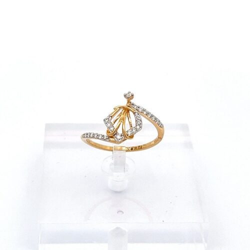 Dainty Diamond Ring - Front View