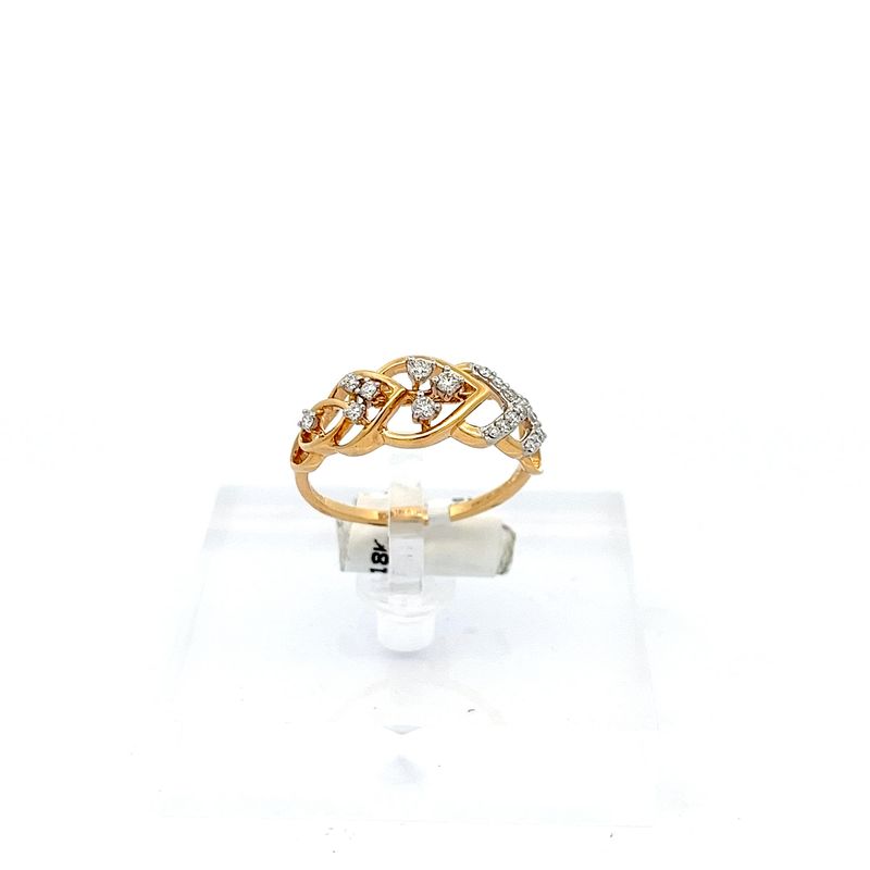 Moonlight Diamond Ring - Front View