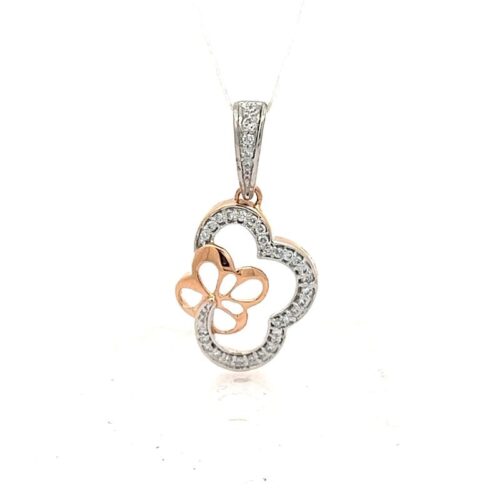 Radiant Shine Diamond Pendant - Front