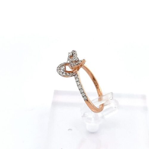 Vintage Diamond Ring - Left View