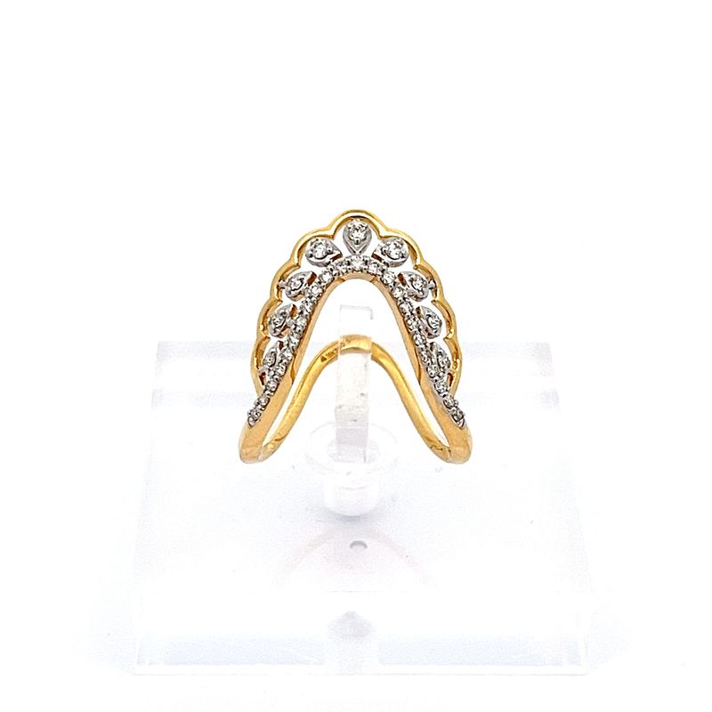 Lavish Luxury Diamond Ring - Back