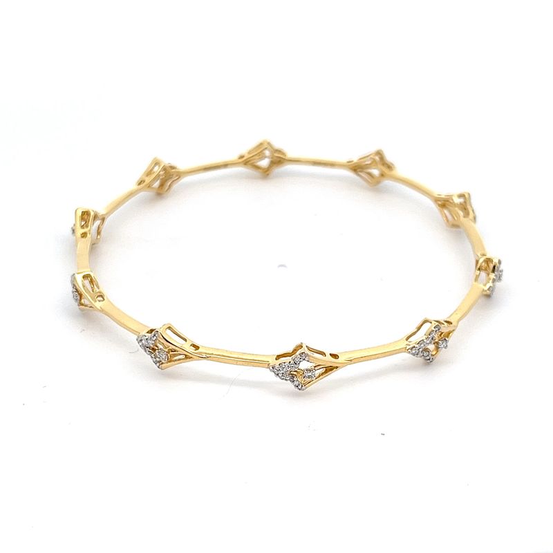Gelang Berlian Exquisite Embrace - Front View