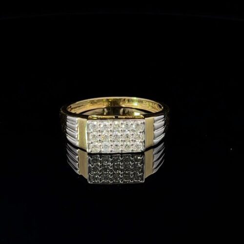 Cluster of Stars Diamond Ring - Front View