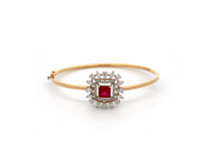 Luxe Ruby Diamond Bracelet