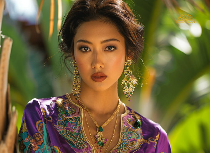 Pairing Gold Jewellery with Nyonya Kebaya