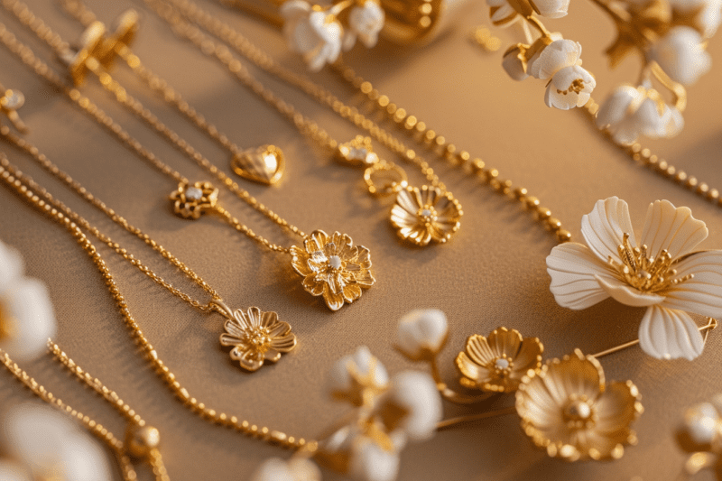 Caring for Your Flower-Themed Gold Jewellery 