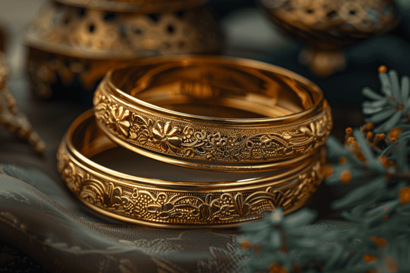 The Art of Customising Gold Bangles 