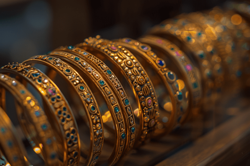 Celebrating Life's Milestones with Gold Bangles 