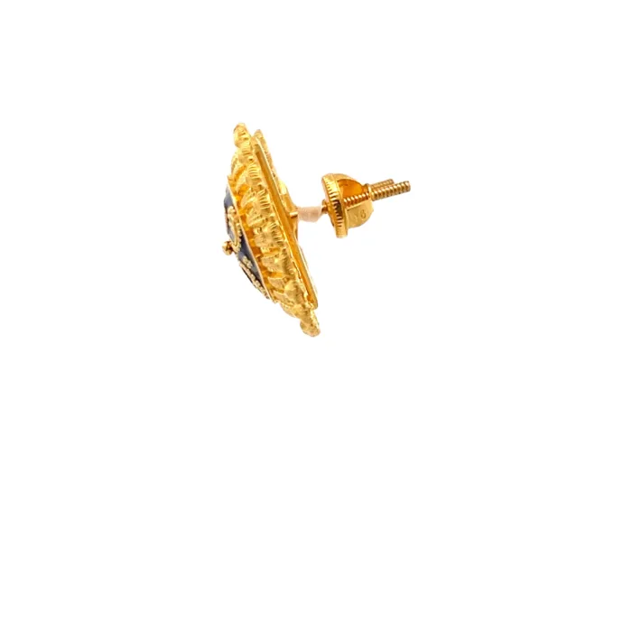 Golden Fortuna Earrings - Leftview