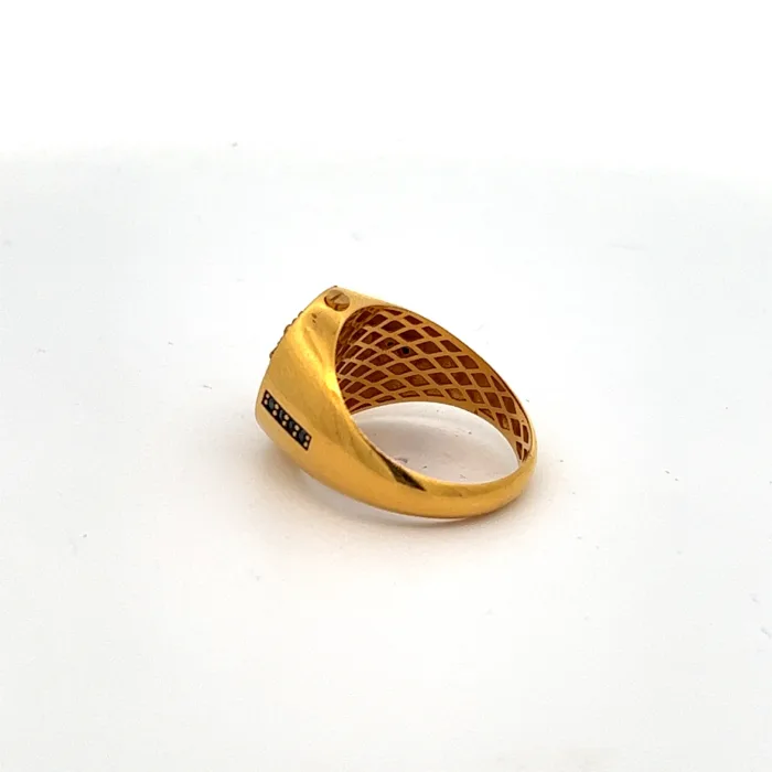 Cincin Golden Safari Lion Motif - Image 3