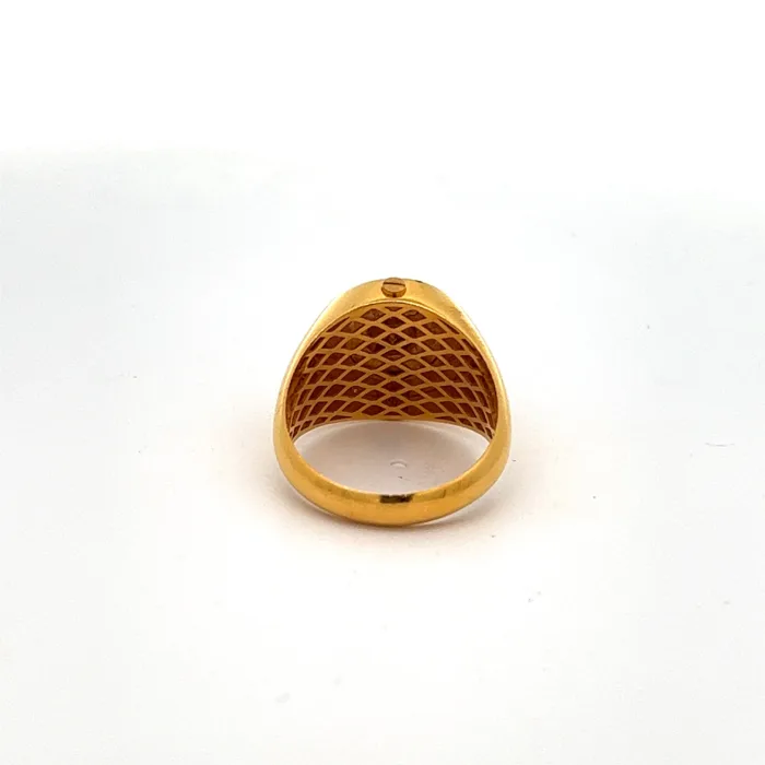 Cincin Golden Safari Lion Motif - Image 5