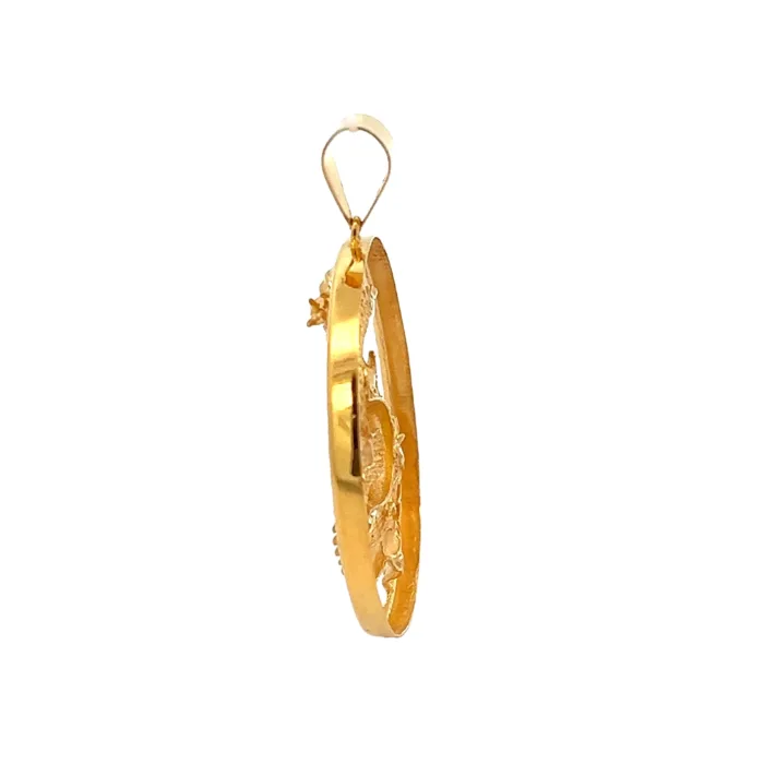 Majestic Scales Pendant - Leftview