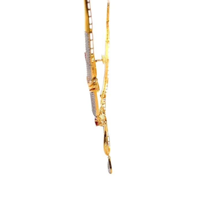 Scarlet Scales Necklace Set - Leftview