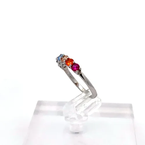 Cincin Perak Rainbow Horizon - Left