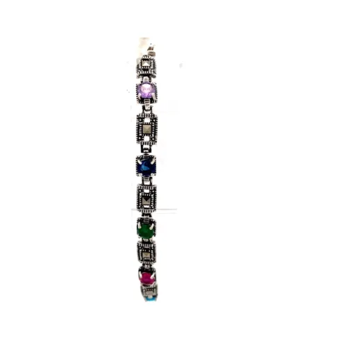 Rantai Tangan Perak Vintage Grace | Mustafa Jewellery Malaysia