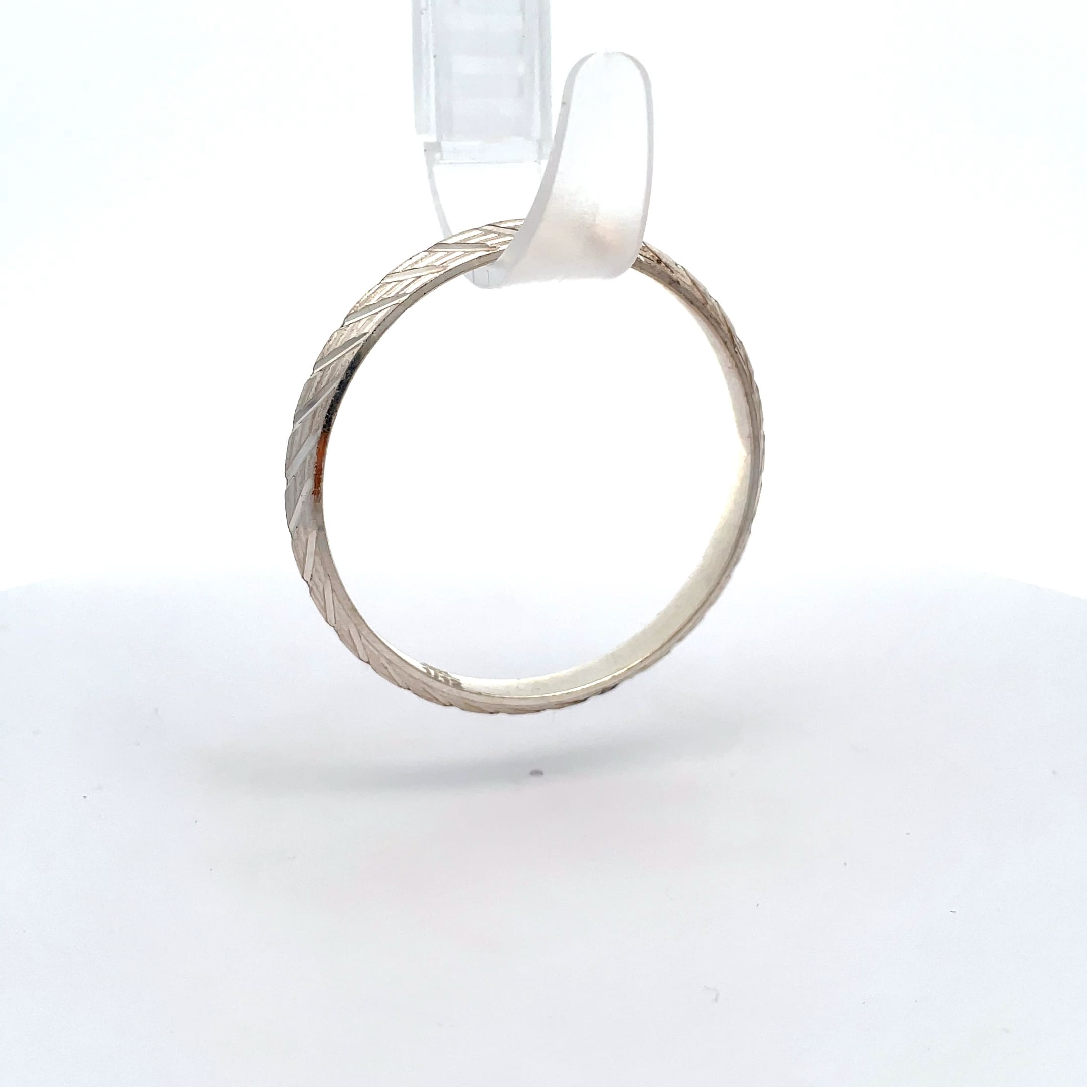 Grace Silver Baby Bangle | Mustafa Jewellery Malaysia