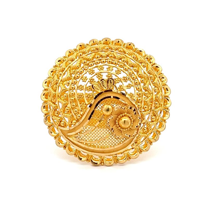 Gold Ring - Ethereal Flight | Mustafa Jewellery