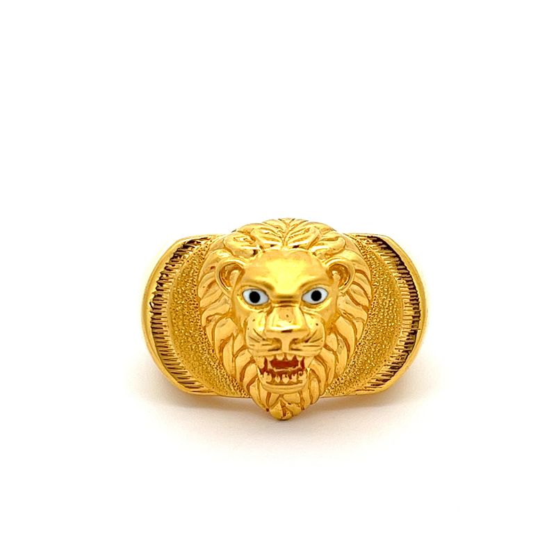 Gold Ring - The Heart of the Vanguard | Mustafa Jewellery