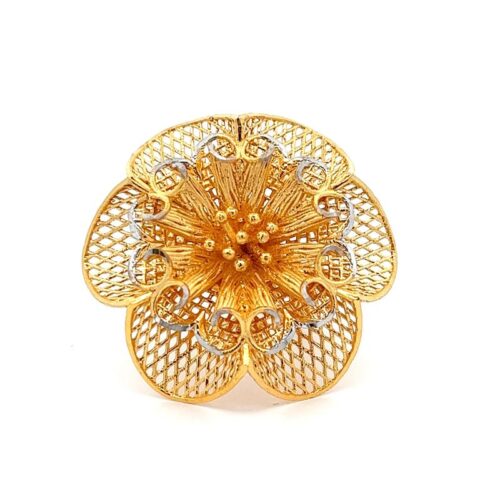 Ottoman Essence Gold Ring | Mustafa Jewellery