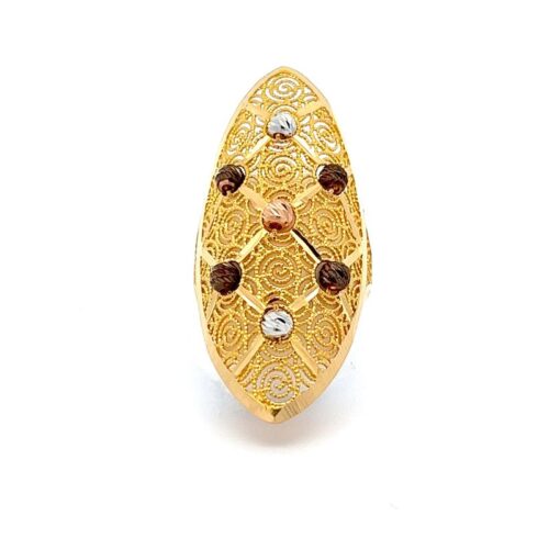 Bosphorus Breeze Gold Ring | Mustafa Jewellery