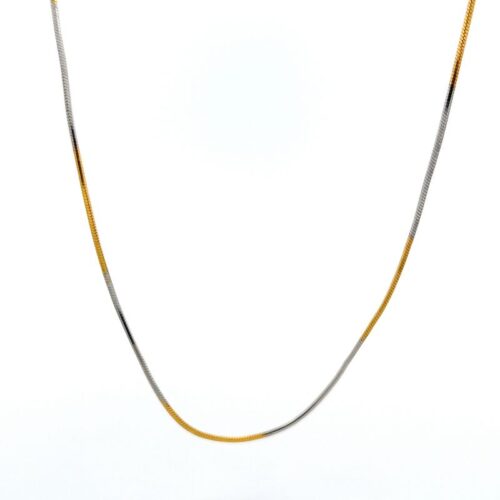 Bella Oro Gold Chain - Front View | Mustafa Jewellery