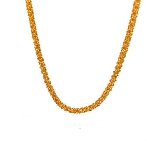 Majestic Gopika Gold Chain - Front View | Mustafa Jewellery