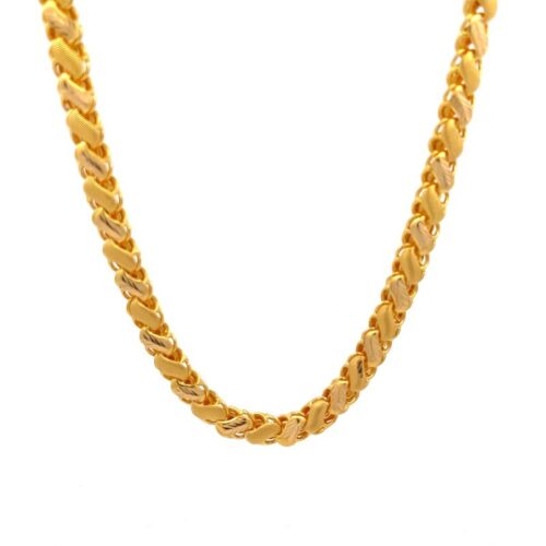 Gold Chain - Long Elegance | Mustafa Jewellery