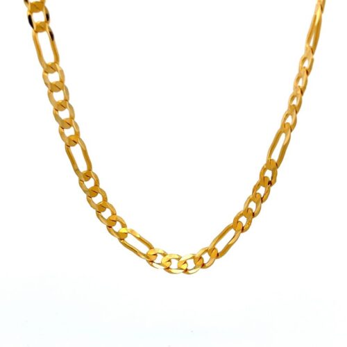 Bella Italiana Gold Chain - Front View | Mustafa Jewellery