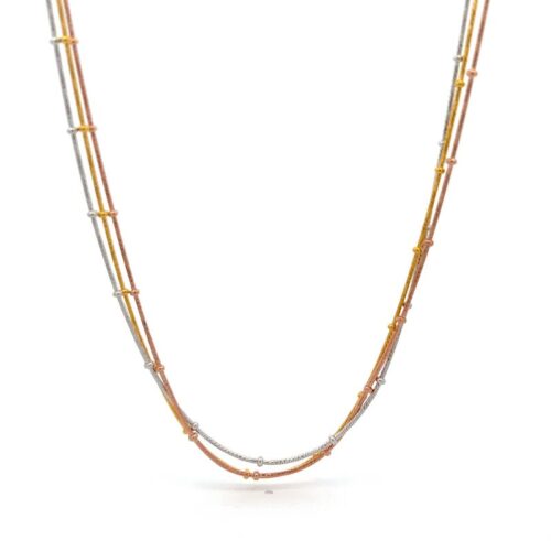Multitoned Grace Gold Chain | Mustafa Jewellery