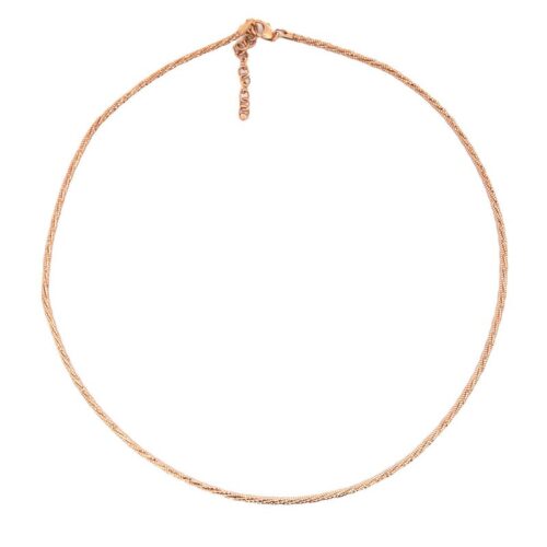 Rosé Radiance Gold Chain | Mustafa Jewellery