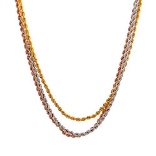 Tria Luxe Italian Gold Chain | Mustafa Jewellery