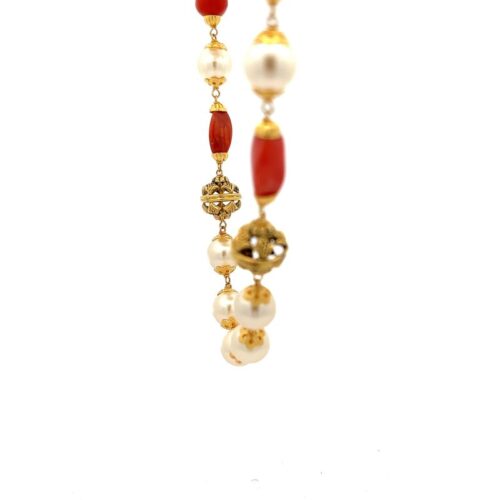 Vintage Harmony Gold Chain - Side View | Mustafa Jewellery