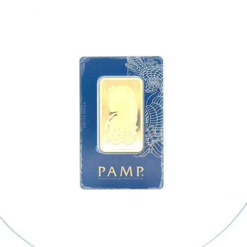 24K PAMP Suisse 50G Fine Gold Bar | Mustafa Jewellery