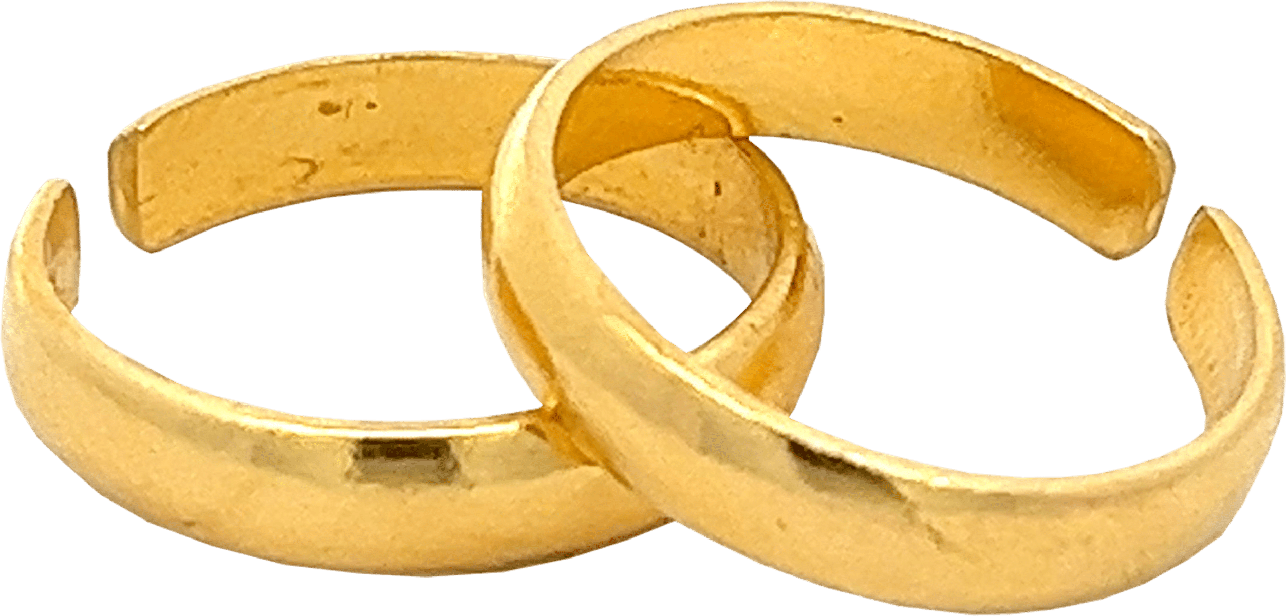 Elegant Simplicity Gold Toe Ring - Mustafa Jewellery