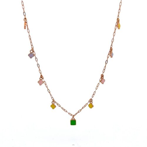 Charmed Delight Gold Necklace | Mustafa Jewellery