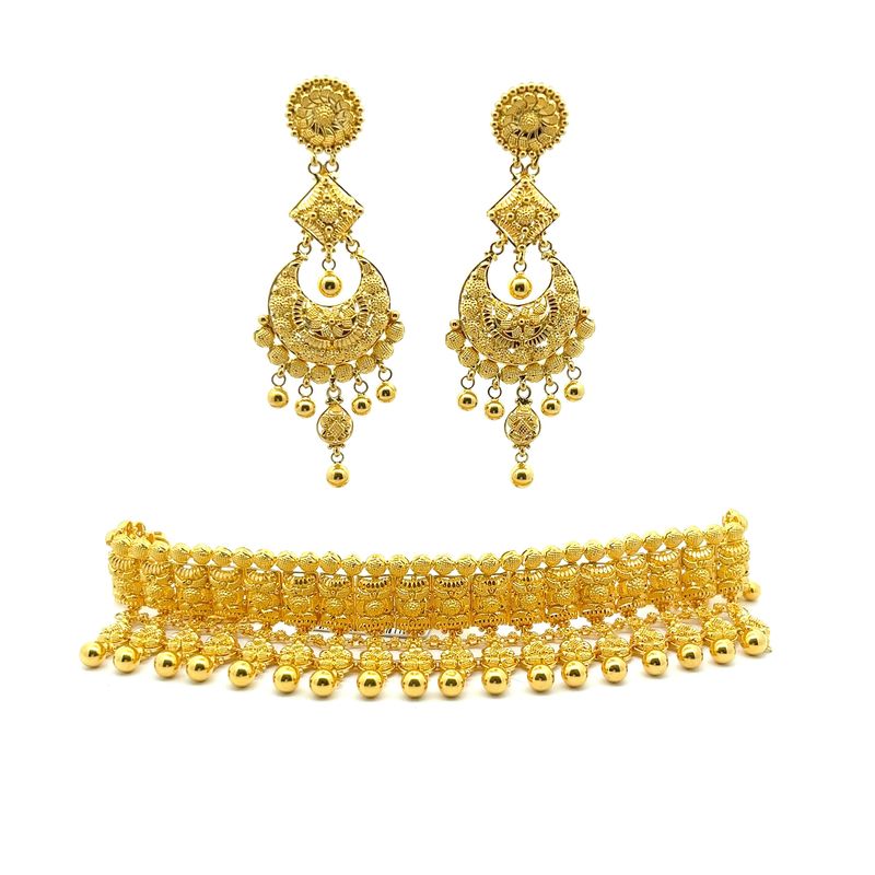 Calcutta Radiance Chandbali Earrings | Mustafa Jewellery